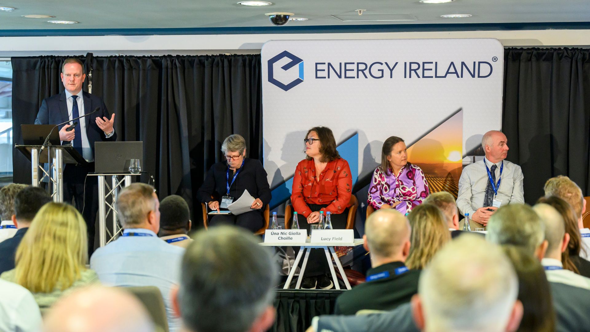 Senior Director of Government Affairs and Policy, Alan Farrell, presents to Energy Ireland Conference in June 2026.